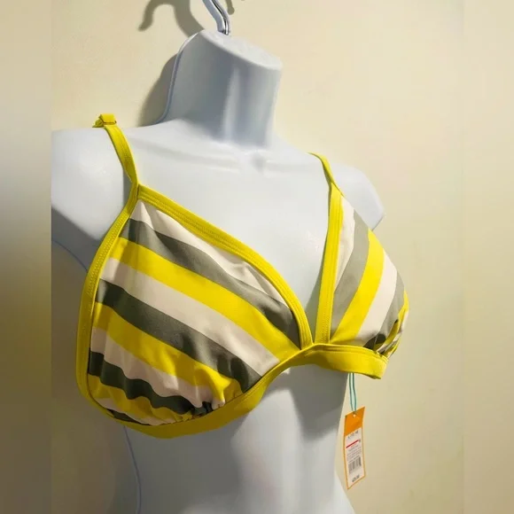 Kona Sol Women's Triangle Bikini Top Large Size - Picture 16 of 16